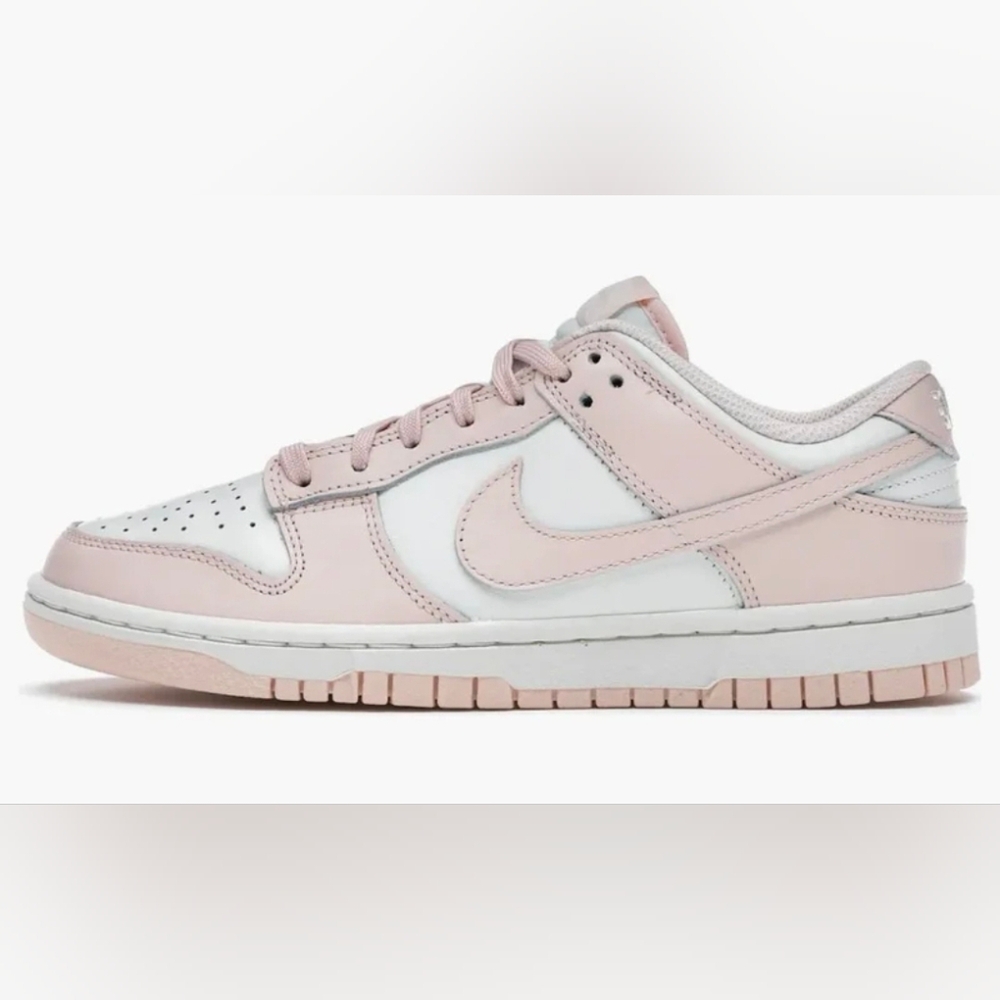 Nike‎ Dunk Low Pink Pearl Youth Girls Sz 2 Casual School Streetwear
